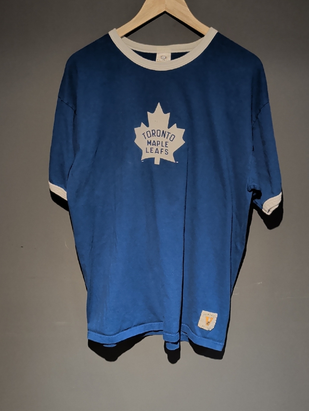 Toronto Maple Leafs Blue Ringer Tee